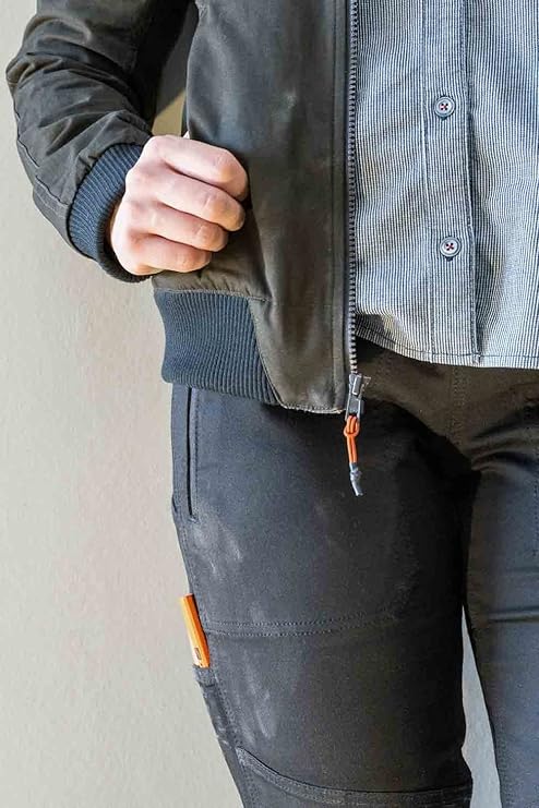 Dovetail Workwear Mid-high Rise Waist Sweatpant for Women, Black Denim - Size 24 (Like New)