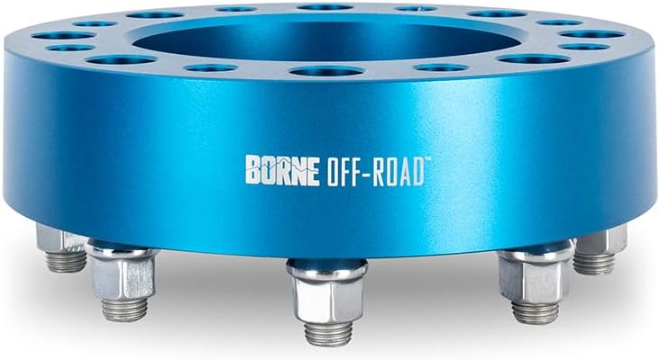 Mishimoto BNWS-002-500BL Blue Borne Off-Road Wheel Spacers for Ford F-250/F-350 (Like New)