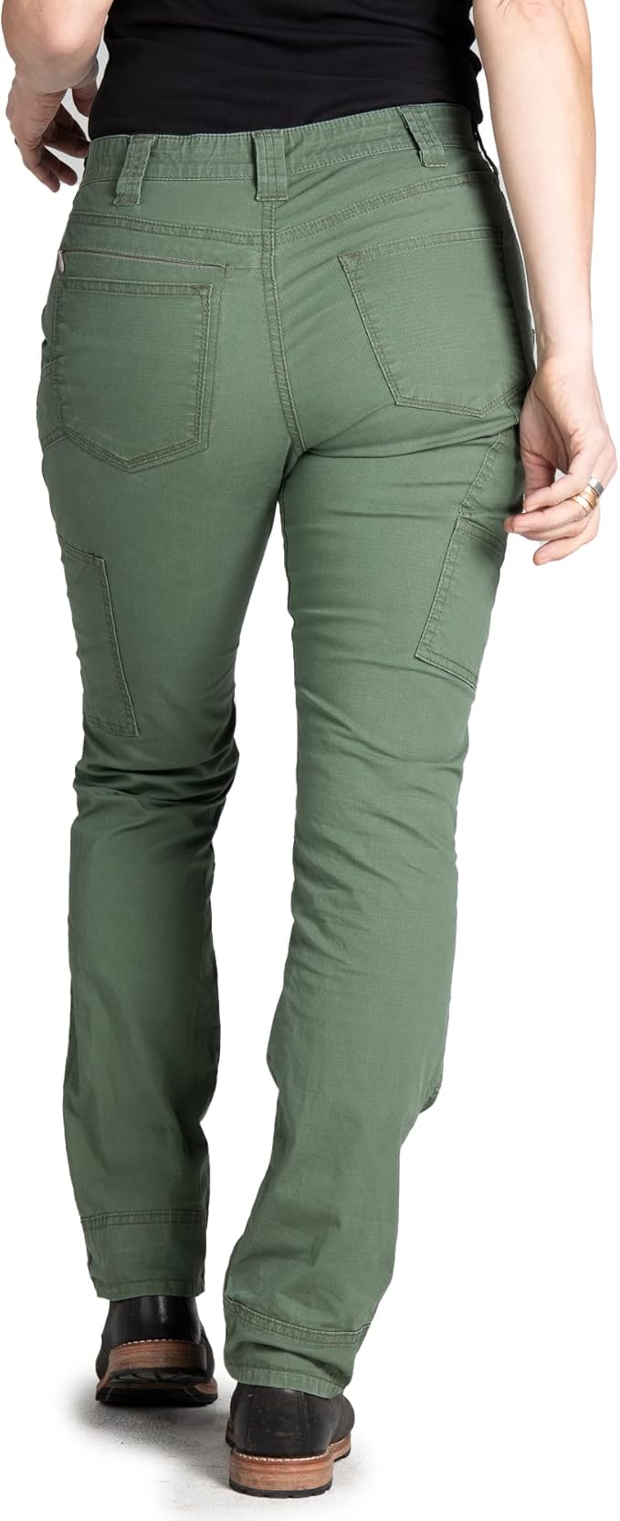 Dovetail Workwear Women'S Britt X Ultra Light Cargo Pant, Lichen Green, Size 6 L (Like New, No Retail Box)