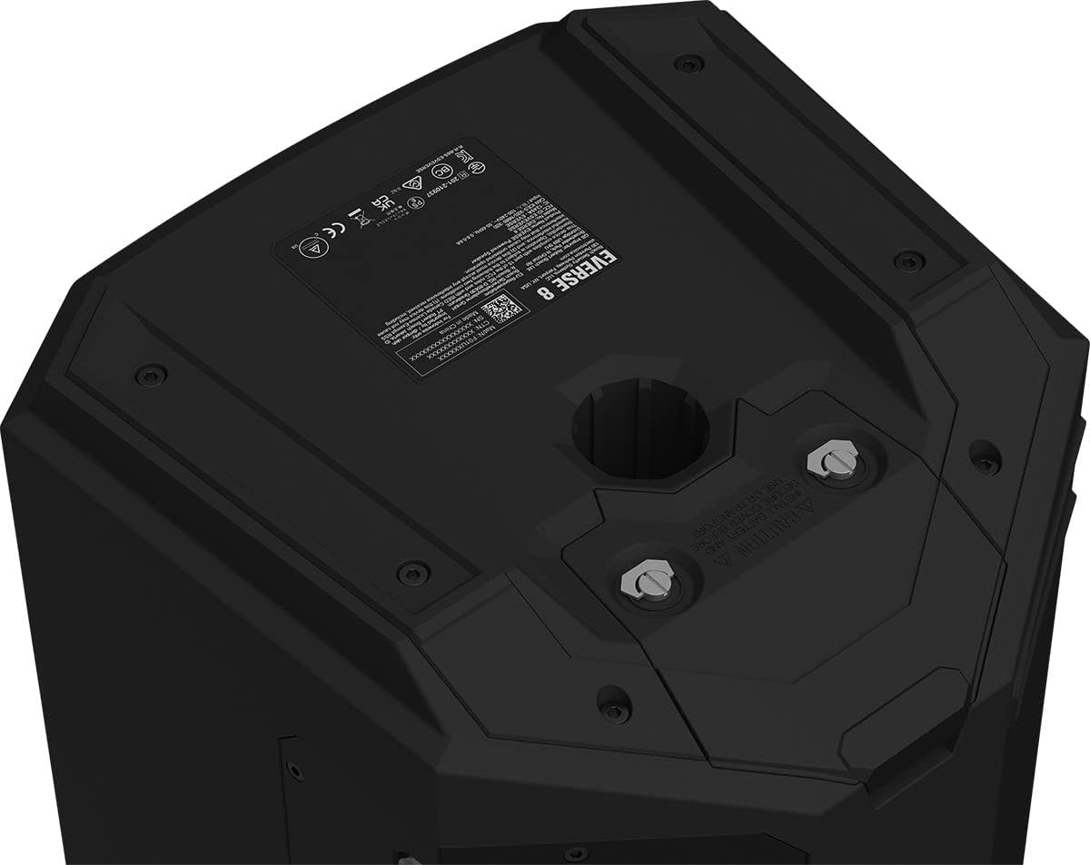 Electro-Voice ELE EVERSE 8" 2-Way Battery Powered Loudspeaker w/Bluetooth, Black (Like New)