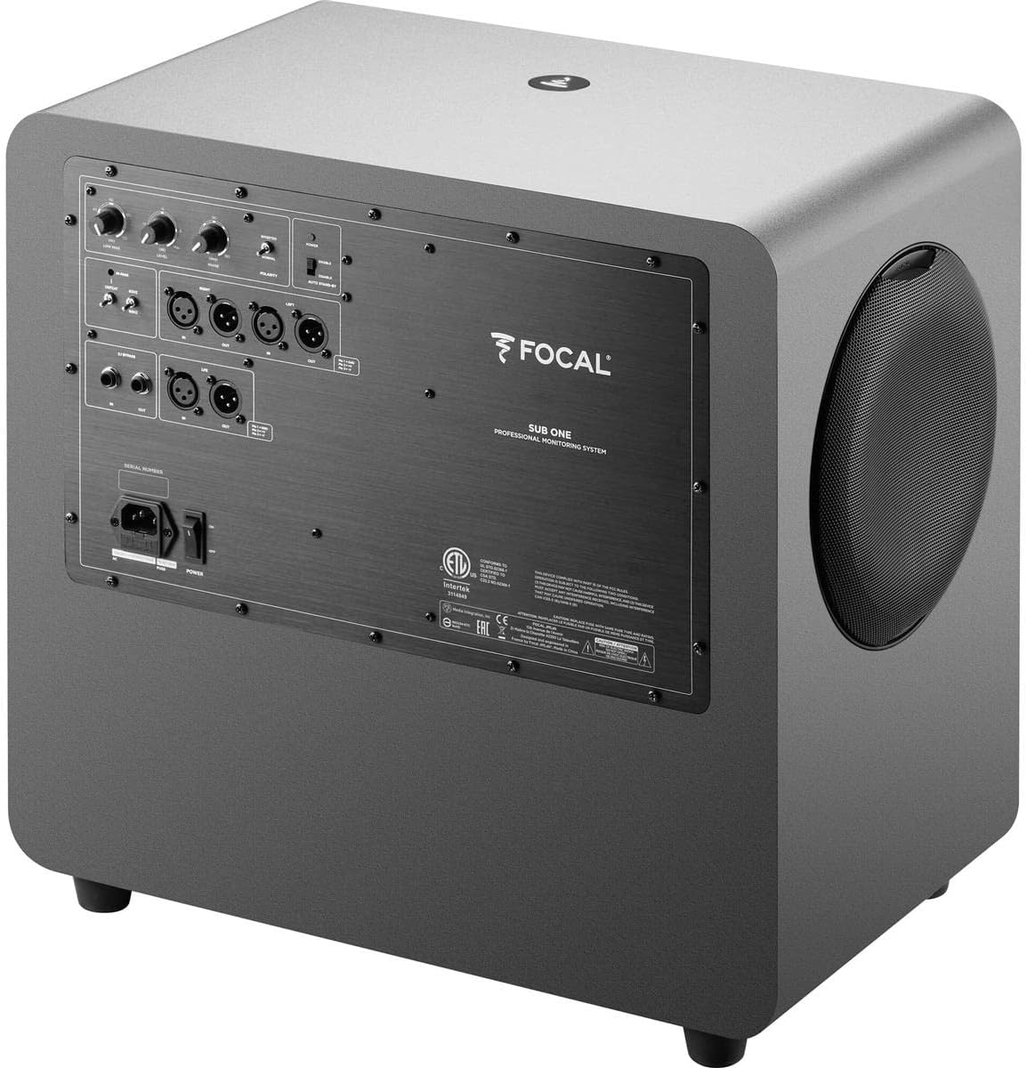 Focal Sub One 8 Inches 200 Watts Active Subwoofer with Bass Control - Black (Used)