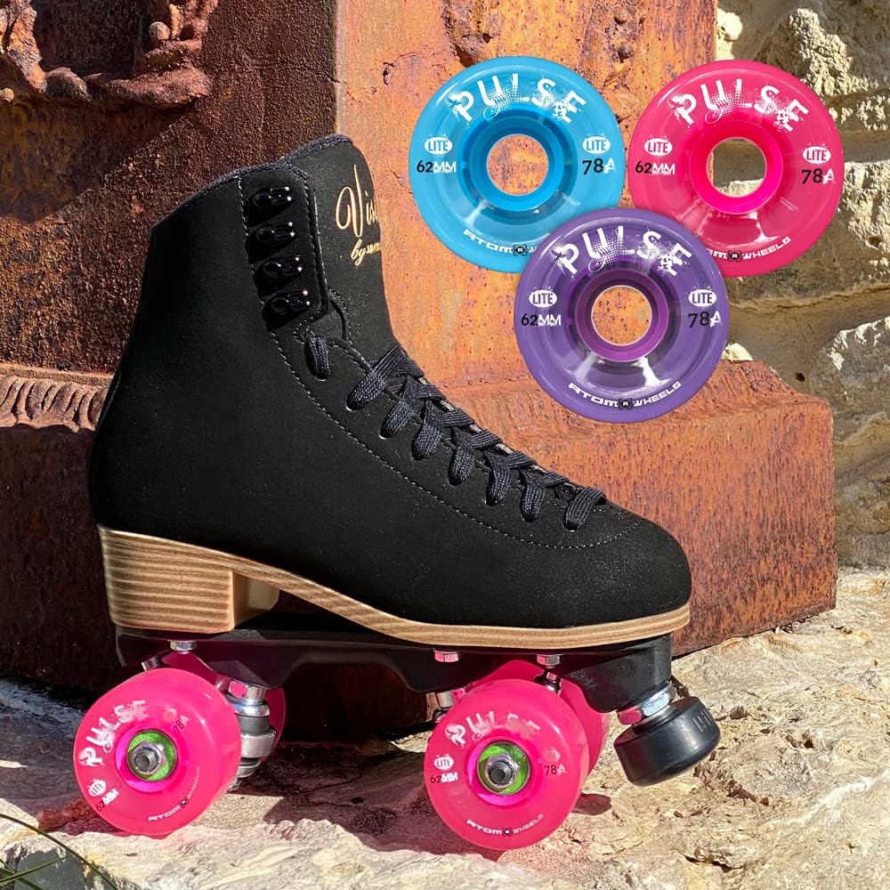 Jackson Ultima Vista Viper Roller Skates for Women and Girl, High Top Suede Quad (Like New, Damaged Retail Box)