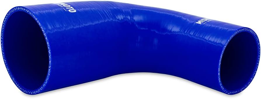 Mishimoto MMCP-R90-2530BL Blue Silicone 90-Degree Transition Coupler, 2.50-3.00" (New)