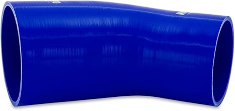 Mishimoto MMCP-R45-30375BL 45° Silicone Transition Coupler, 3.00" to 3.75", Blue (New)