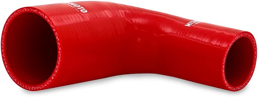 Mishimoto MMCP-R90-2030RD Red Silicone 90-Degree Transition Coupler, 2.00-3.00" (New)