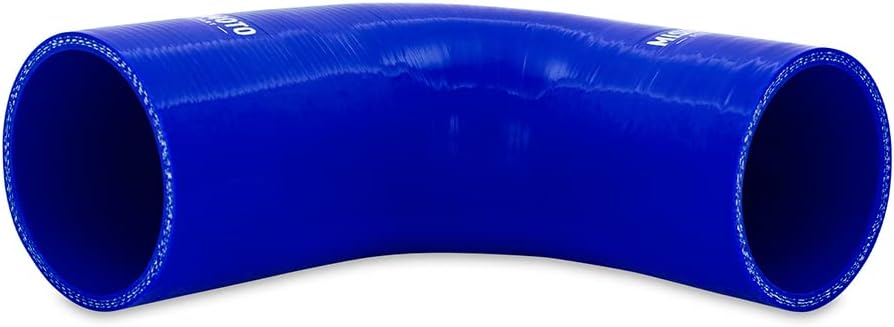 Mishimoto MMCPR9030325BL Blue Silicone 90-Degree Transition Coupler, 3.00"-3.25" (New)