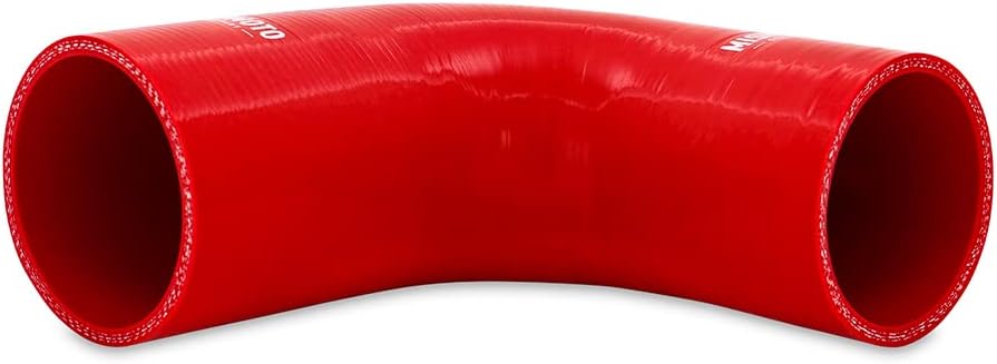 Mishimoto MMCP-R90-25275RD Red Silicone 90-Degree Transition Coupler, 2.50-2.75" (New)