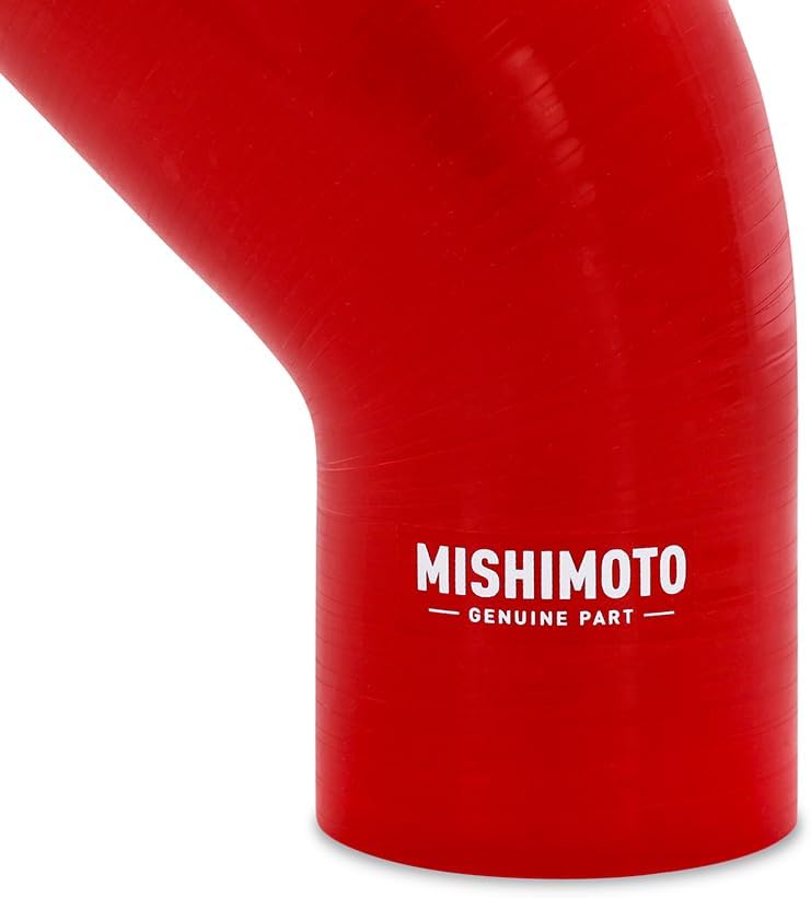 Mishimoto MMCP-R45-27530RD Red Silicone 45-Degree Transition Coupler, 2.75-3.00" (New)