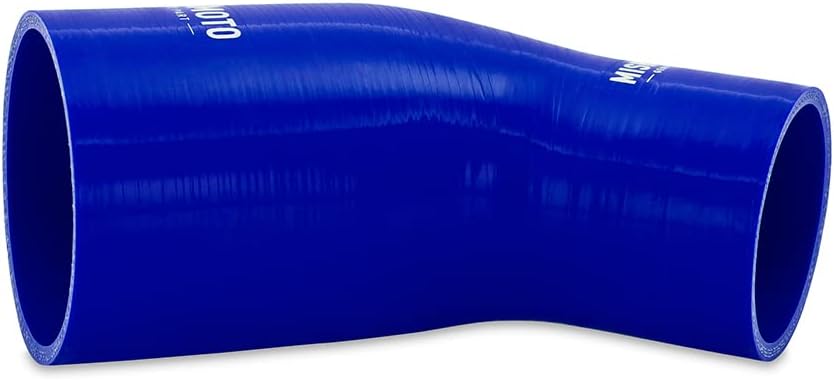 Mishimoto MMCPR4525325BL Blue Silicone 45-Degree Transition Coupler, 2.50-3.25" (New)