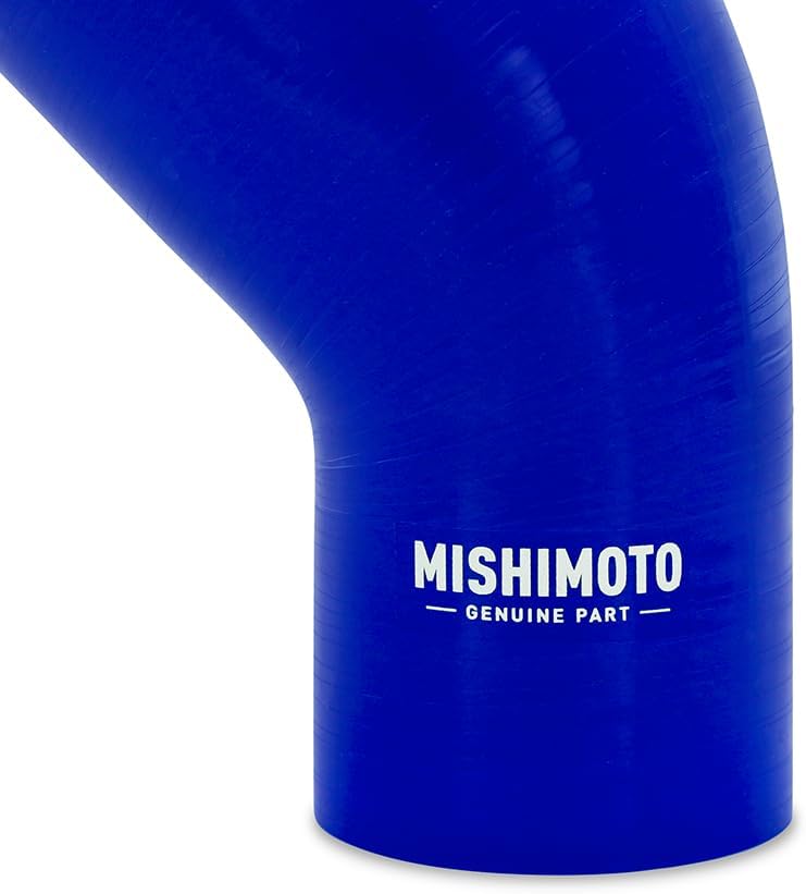 Mishimoto MMCPR4525325BL Blue Silicone 45-Degree Transition Coupler, 2.50-3.25" (New)