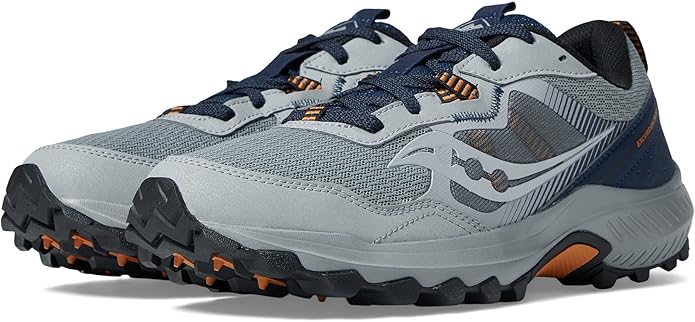 Saucony Men's Excursion Tr16 Hiking Shoe, Rubber Sole, Size 12 - Fossil/Night (Like New)