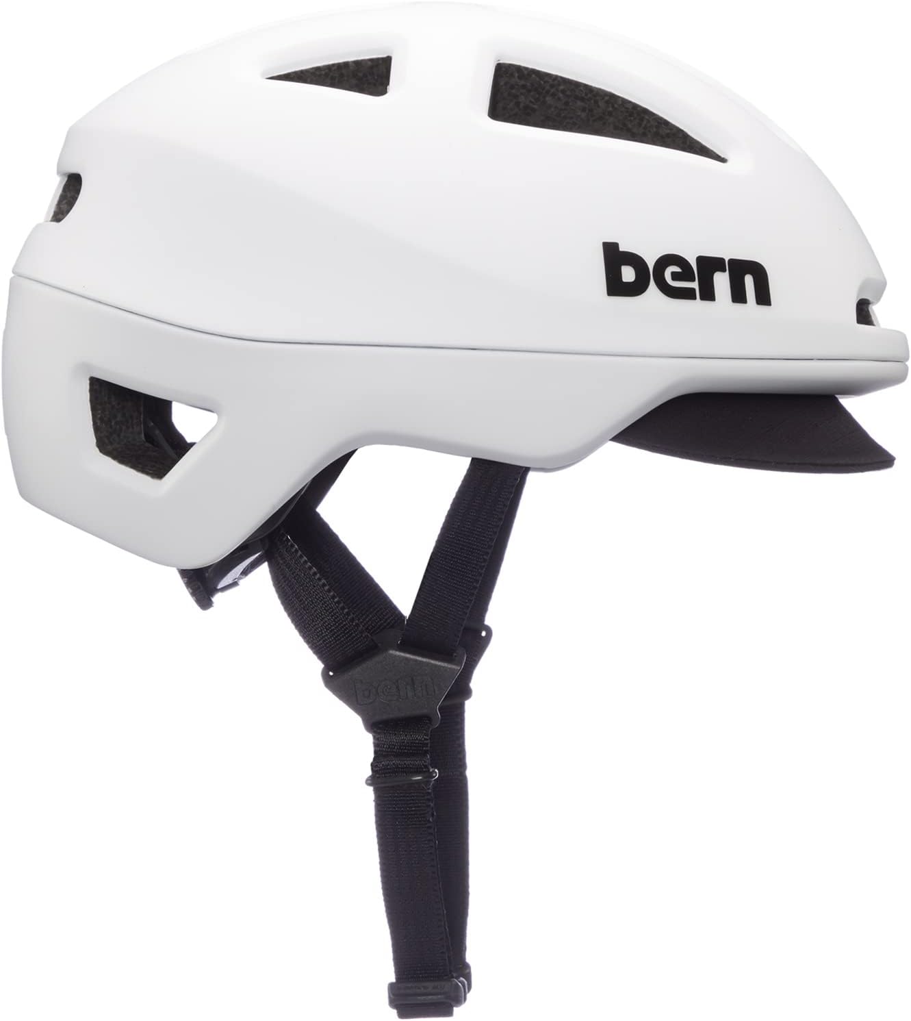 BERN Major Compass Dial-Adjusted Adult Bicycle Helmet, MIPS Matte White, Medium (Used)