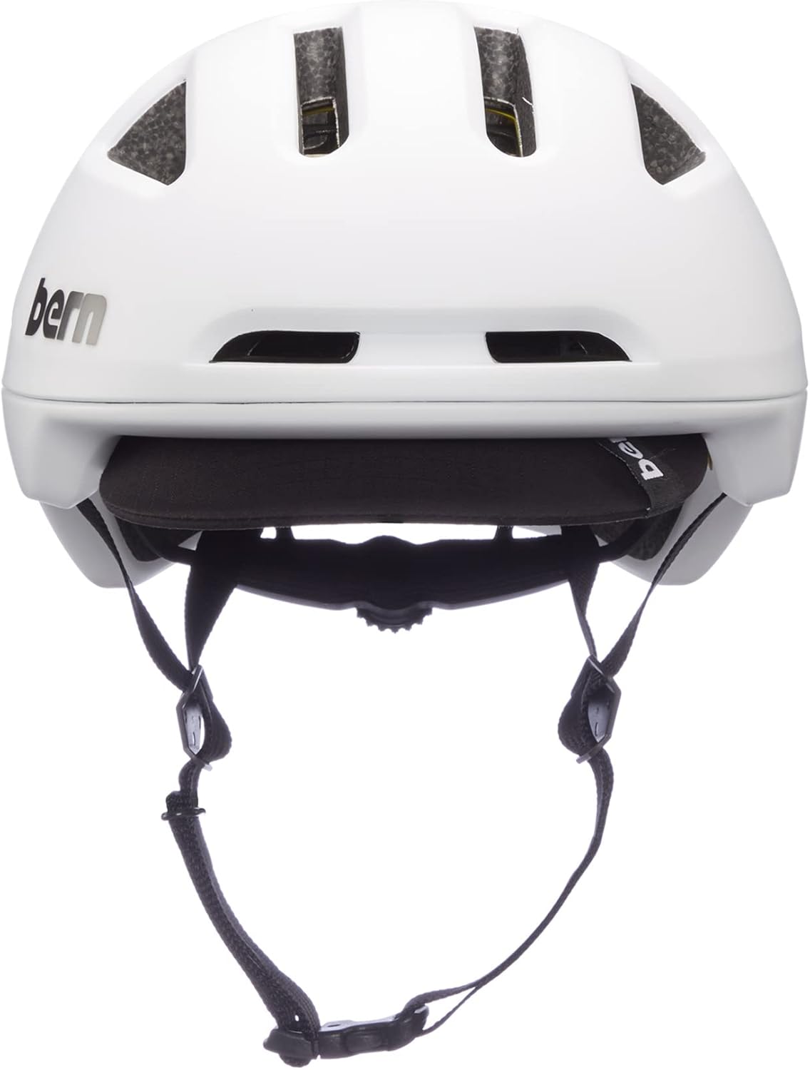 BERN Major Compass Dial-Adjusted Adult Bicycle Helmet, MIPS Matte White, Medium (Used)