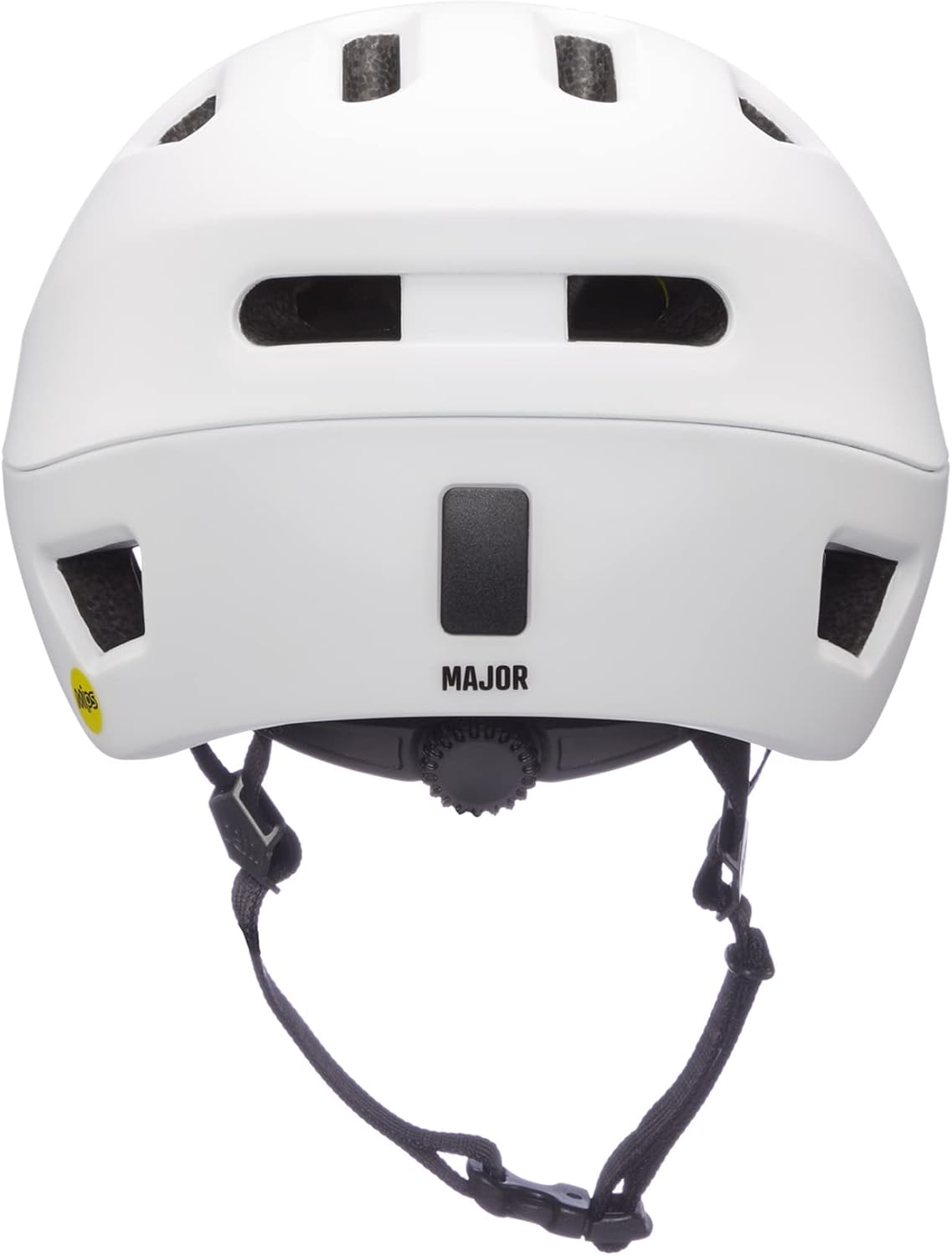 BERN Major Compass Dial-Adjusted Adult Bicycle Helmet, MIPS Matte White, Medium (Used)