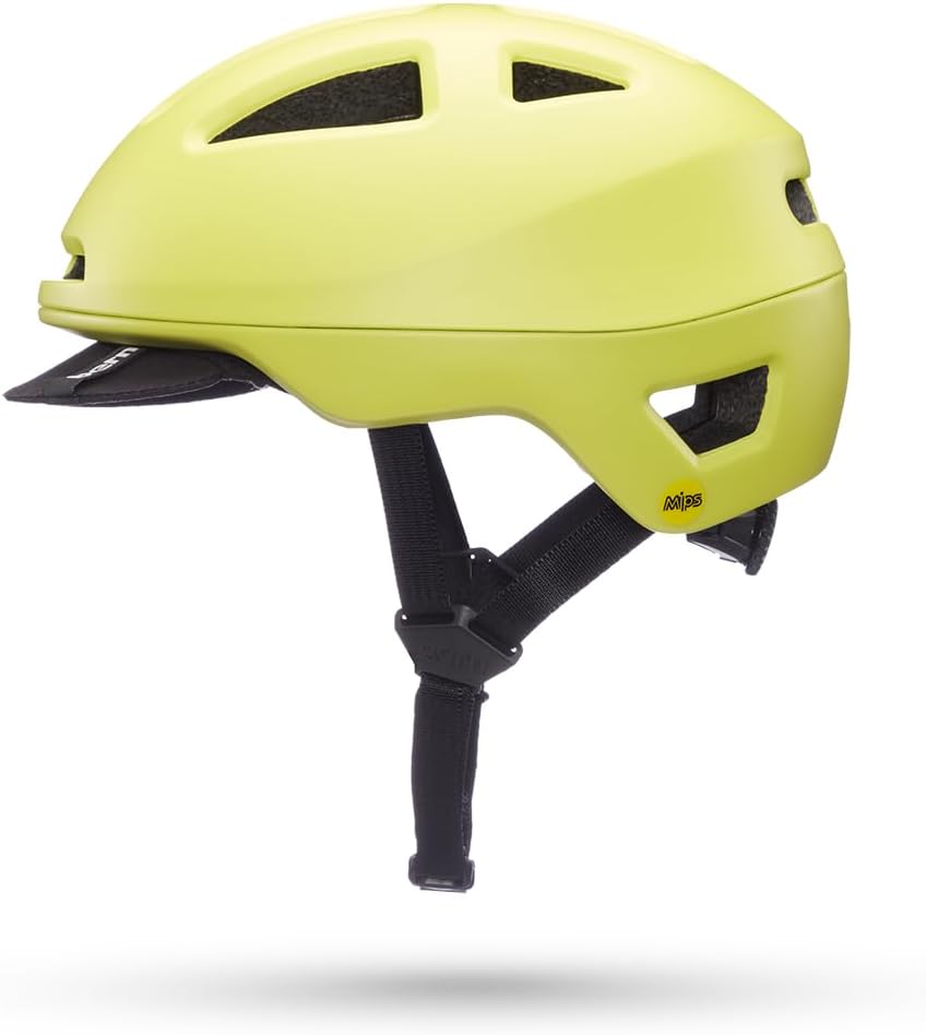 BERN Major Adult Lightweight Bicycle Helmet, Large Size - MIPS Matte Lime (New)
