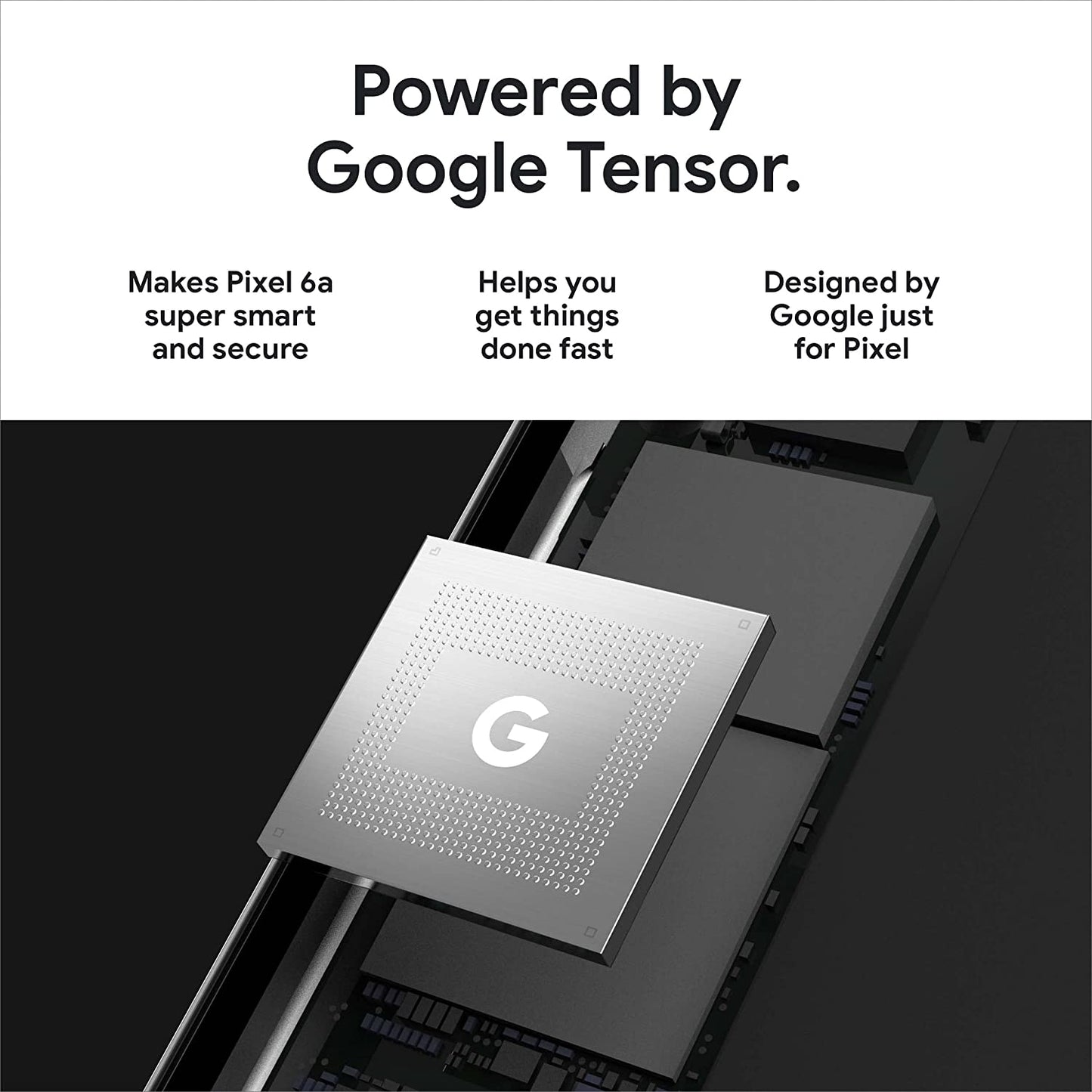 Google Pixel 6a 5G 128GB/6GB 6.13 Inches Unlocked Android Smartphone - Chalk (Used)