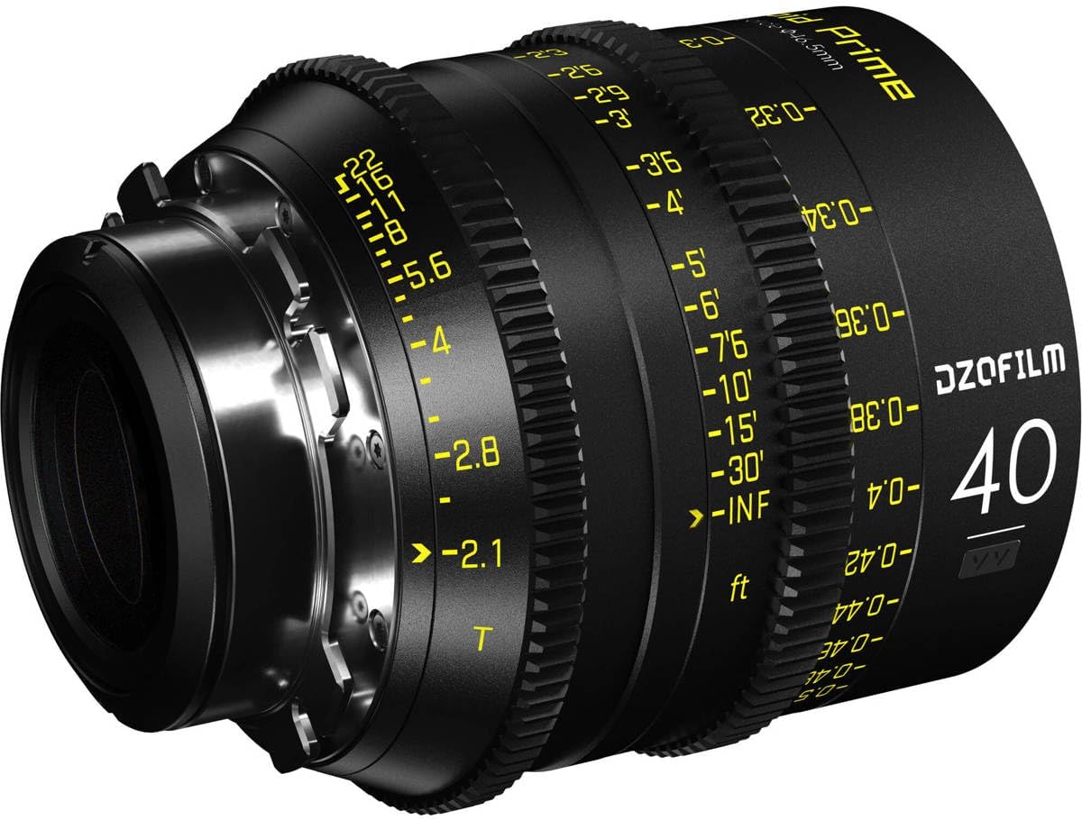 Dzofilm V04021PL Vespid Prime 40mm T2.1 Cinema Lens for PL & EF Mount - Black (Like New)