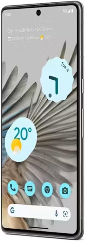 Google Pixel 7 Pro 5G 512+12GB 6.7" Unlocked Smartphone w/ Wide Angle Lens, Snow (Used)