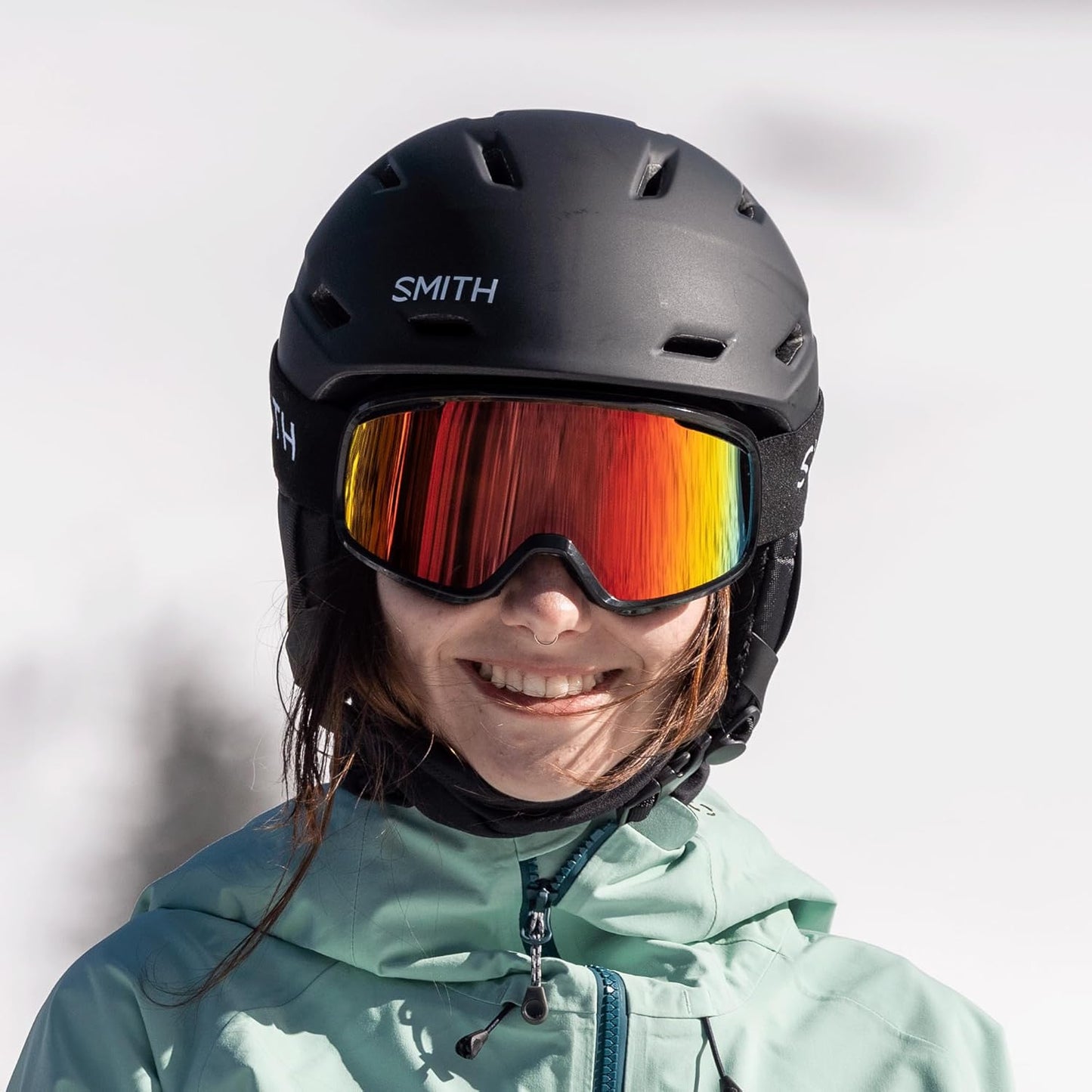 SMITH Vogue Performance Snow Goggles w/ Replaceable Lens for Skiing - Black Rc36 (Like New)