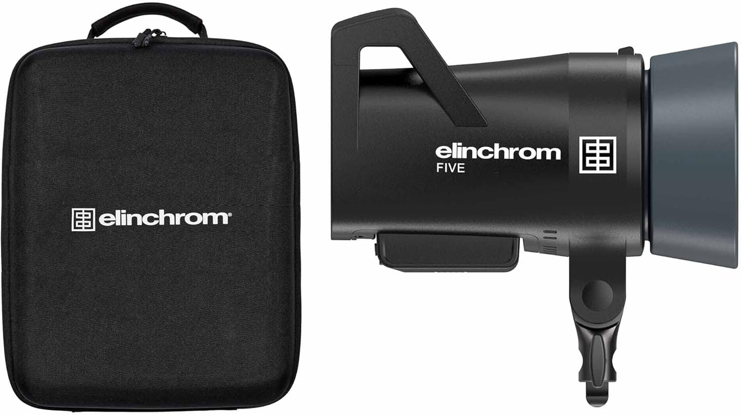 Elinchrom EL20960.1 FIVE Studio Monolight Kit, Camera Flash 1/8000s Sync - Black (Like New)