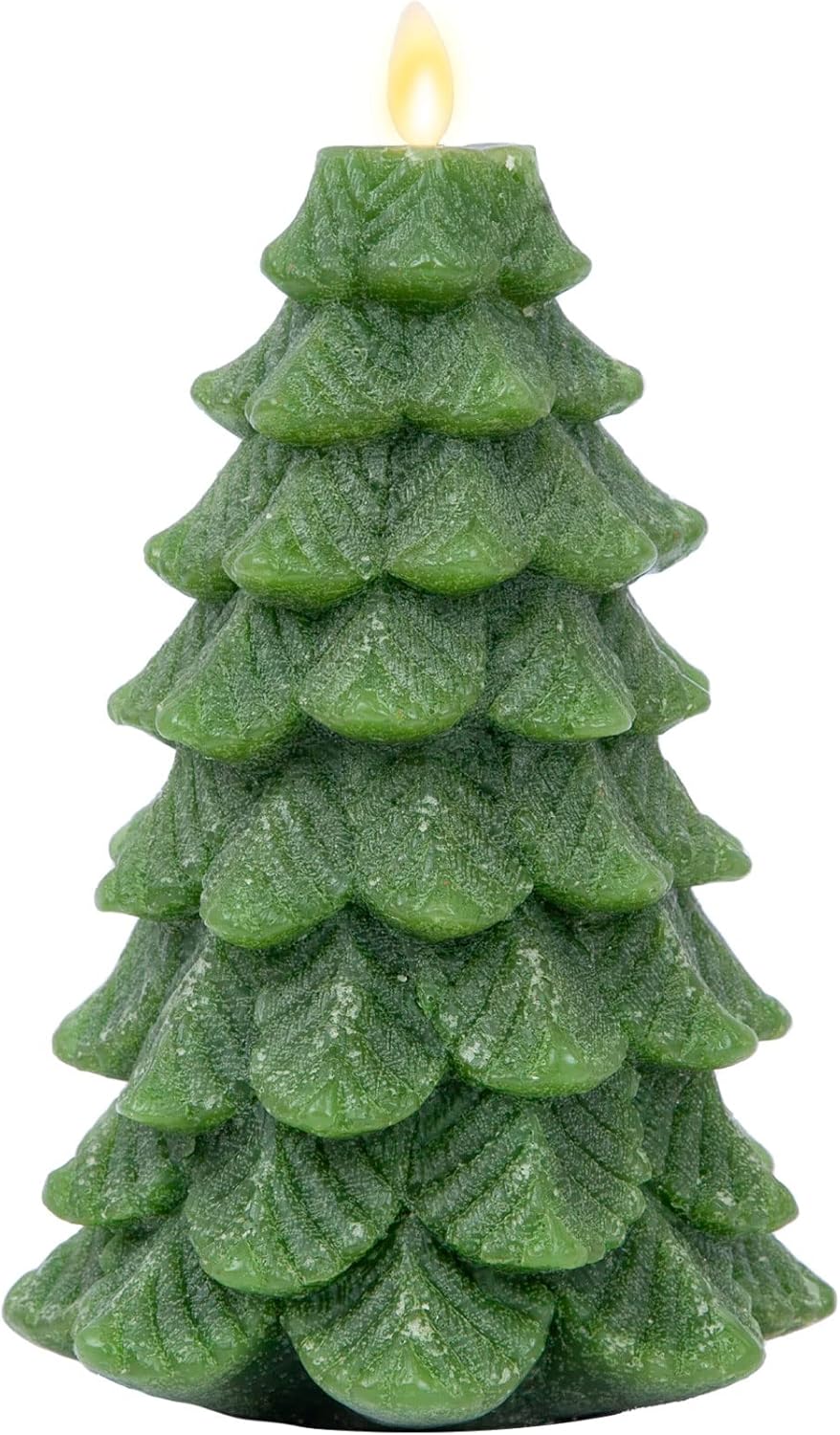 Luminara Flameless Christmas Tree LED Candle with Timer for Holiday Decoration (Used)