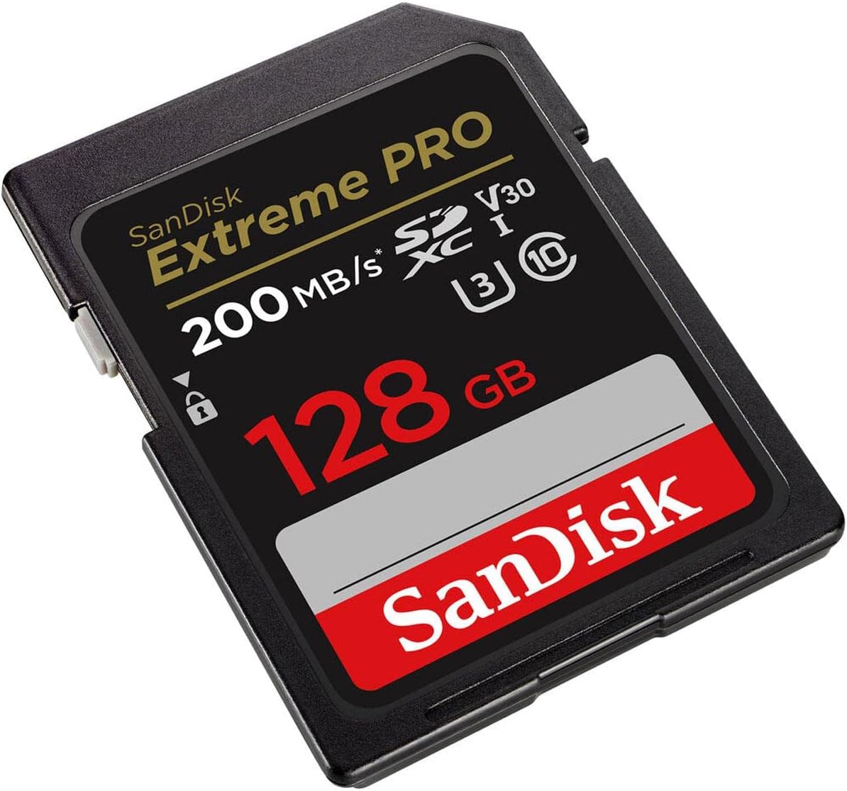 SanDisk Extreme PRO Temperature Proof 128GB SDXC Memory Card for Camera - Black (Like New)