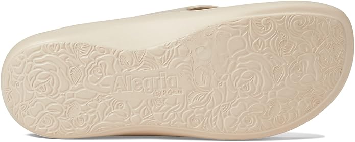 Alegria Women's Ode Recovery Lightweight Thong Sandal, Sand Gloss - Size 7-7.5 M (Like New)