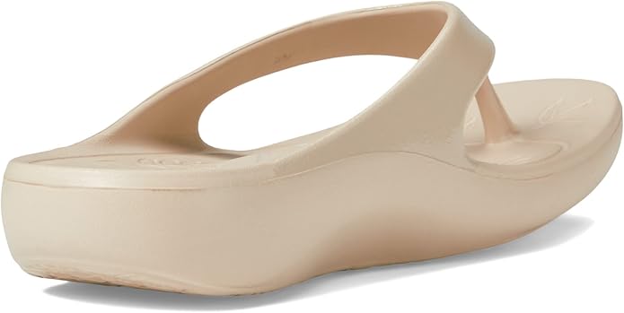 Alegria Women's Ode Recovery Lightweight Thong Sandal, Sand Gloss - Size 7-7.5 M (Like New)
