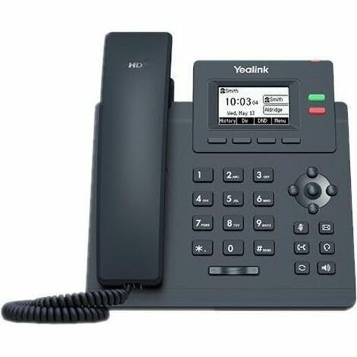 Yealink SIP-T31G IP Phone - Corded - HD Voice Wall Mountable - Classic Gray (Used)