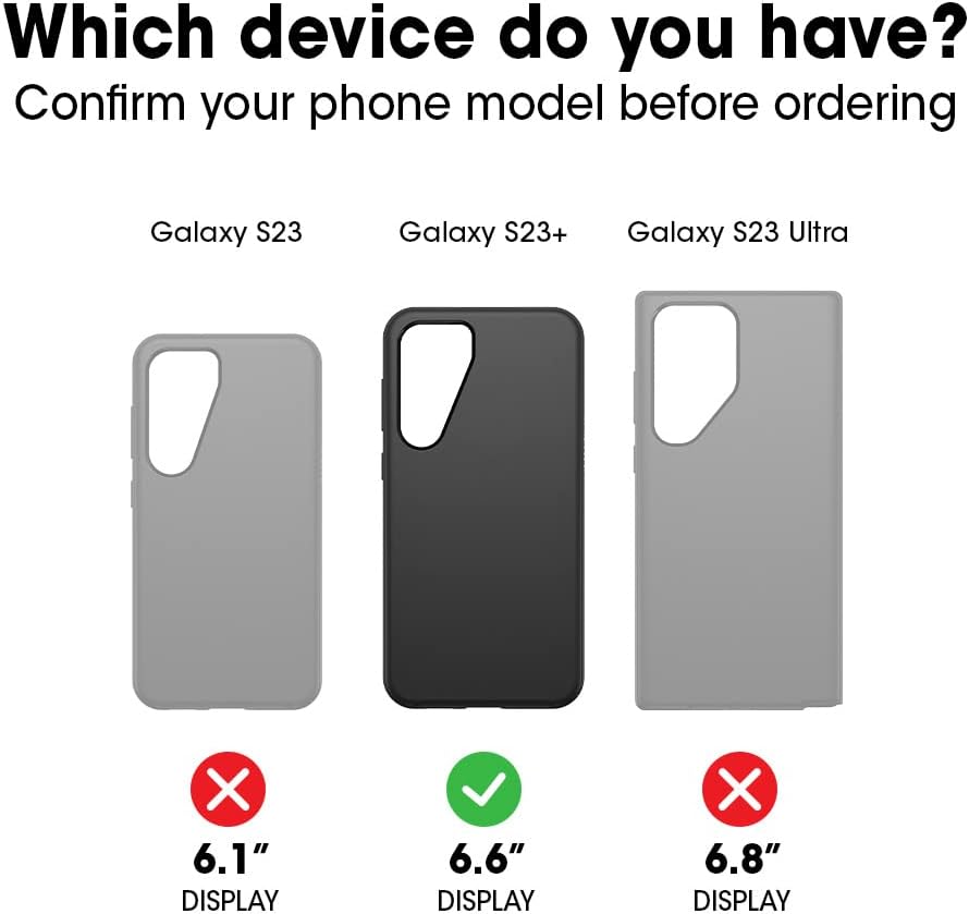 OtterBox Alpha Flex Screen Protector for Galaxy S23+, Flawless Touch Response (Like New)