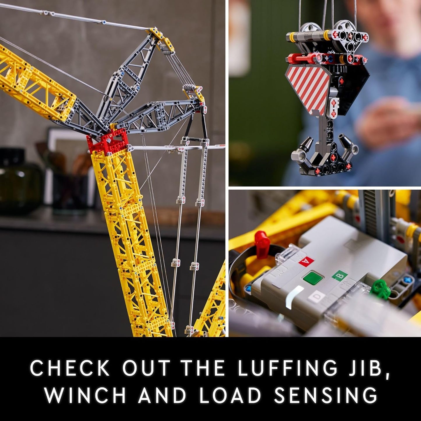 LEGO Technic Liebherr Crawler Crane LR 13000 Model Kit - Bedroom or Office Decor (Like New)