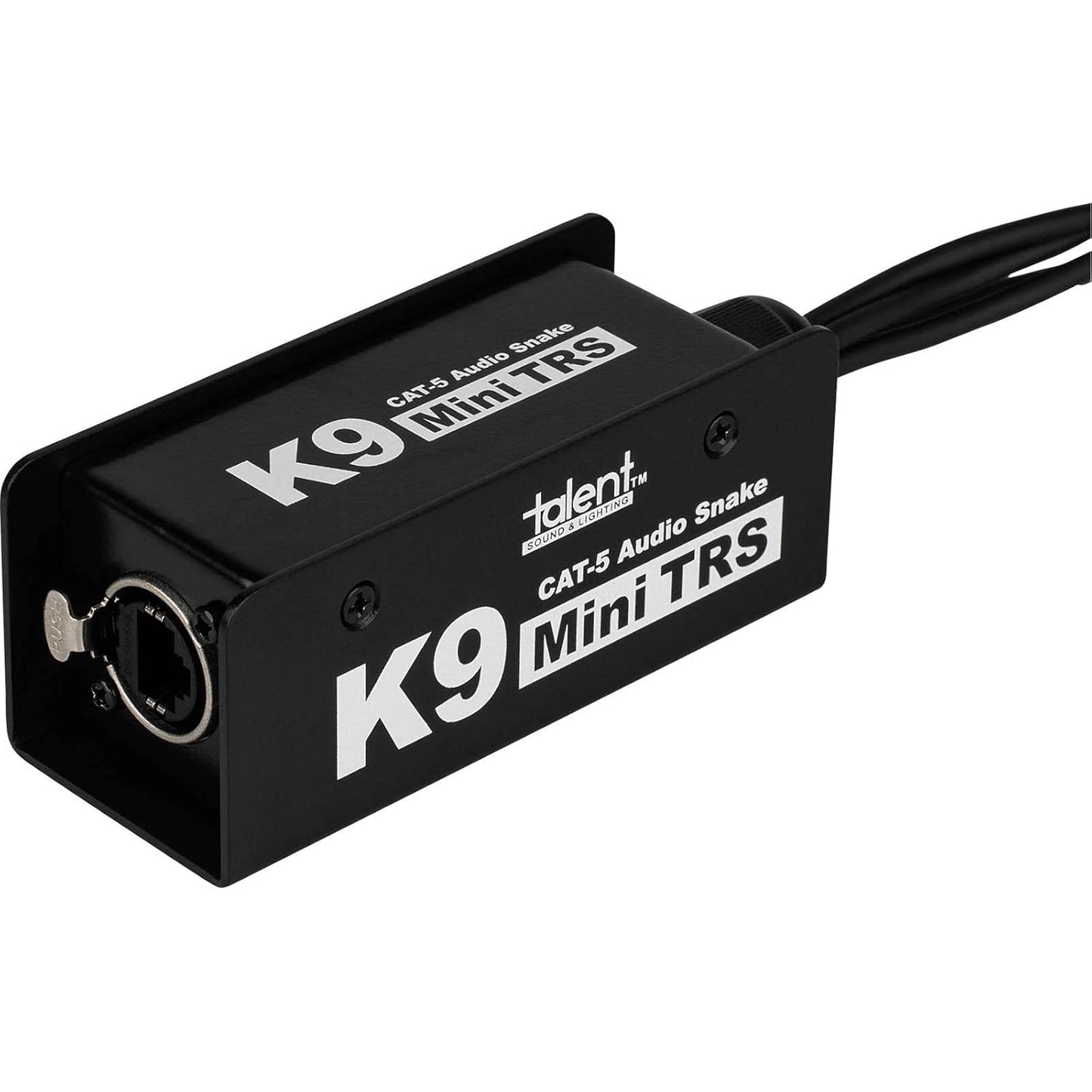 Talent Sound & Lighting K9-Mini TRS Cat5 Audio Snake w/ 4-Channel Braided Cable (Like New, No Retail Box)
