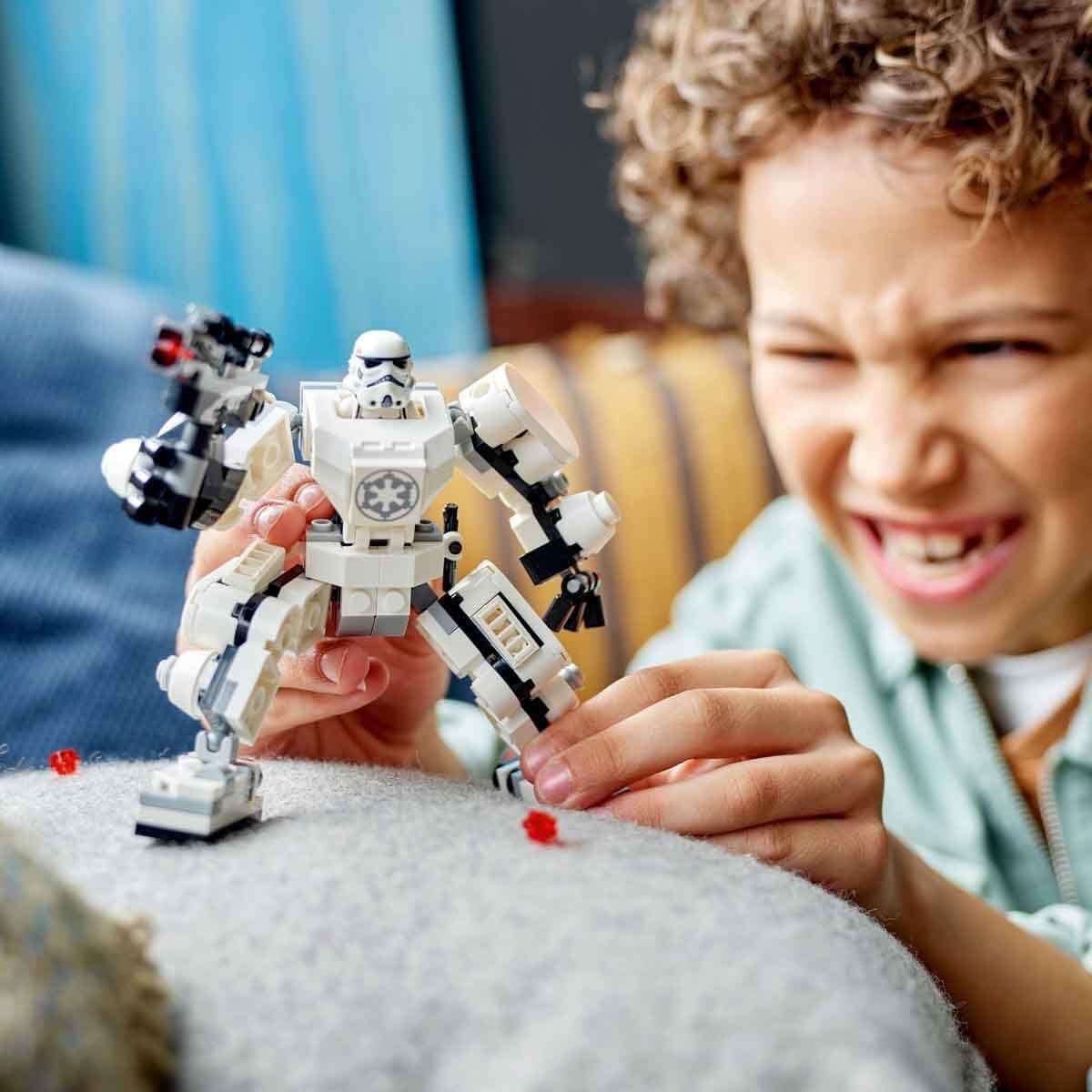 LEGO 75370 Star Wars Stormtrooper Robot with Articulated Parts for 6 Ages Kids (New, Damaged Retail Box)