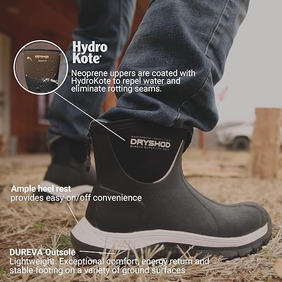Dryshod Evalusion Lightweight Ankle Boot with Durable Outsole Footwear for Men (Like New)