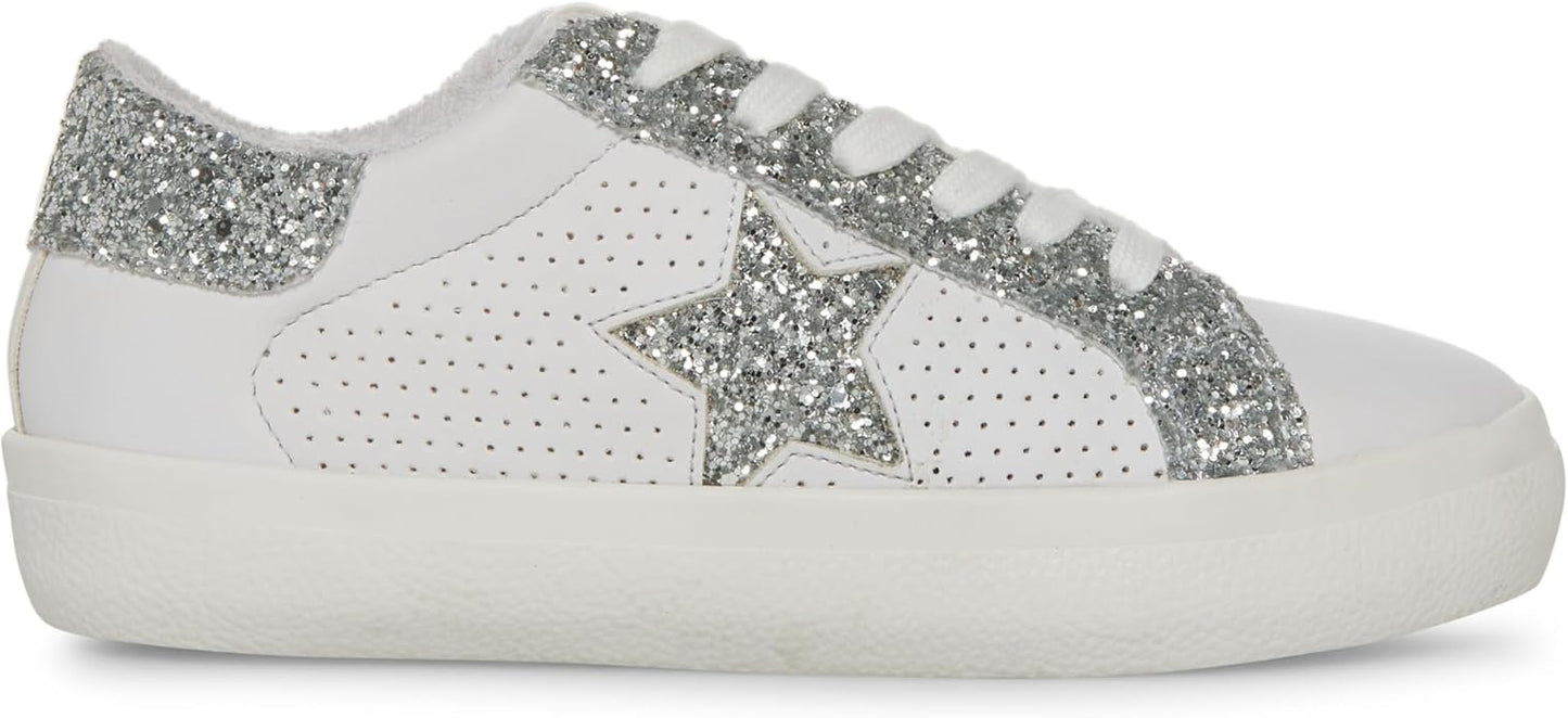 Steve Madden Starling Lightweight Women's Lace-Up Sneaker, Synthetic Rubber Sole (Like New, No Retail Box)