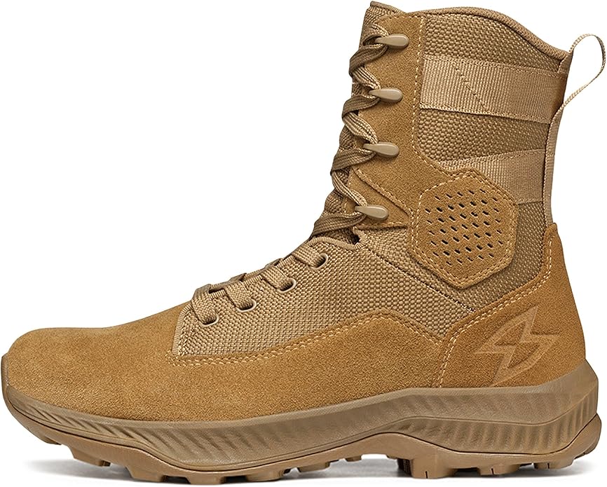 GARMONT T8 Falcon Combat Tactical Boots for Men and Women - Size 10.5, Coyote (New, Damaged Retail Box)