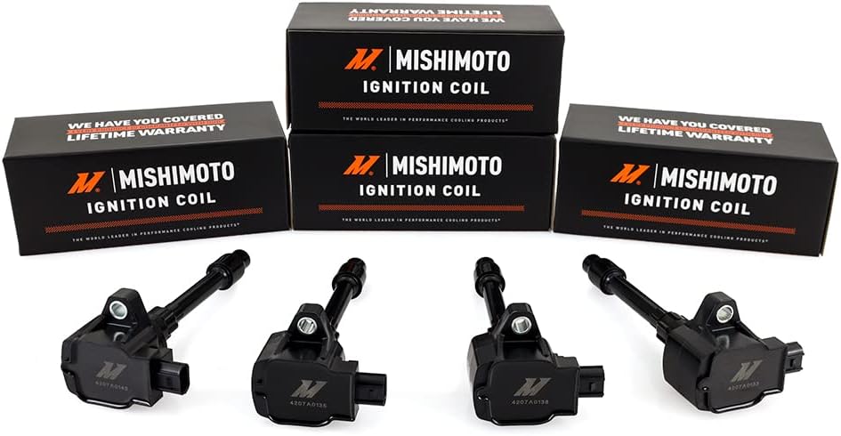 Mishimoto MMIG-CIV-1604 Ignition Coil for 2016-2021 Honda Civic, Set of 4 (Like New)