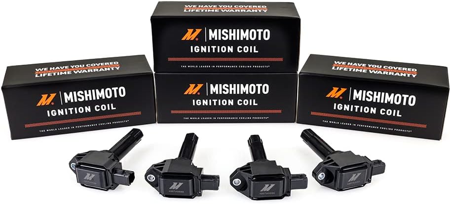 Mishimoto MMIG-BRZ-1504 Ignition Coil for 2015-2021 Subaru BRZ/WRX, Set of 4 (Like New)