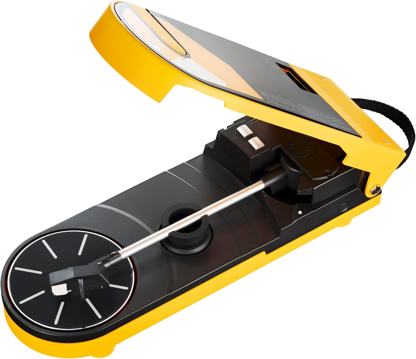 Audio-Technica AT-SB727-YL Belt-Drive Portable Turntable, 45 RPM Vinyl � Yellow (Like New)