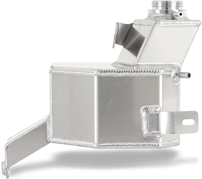 Mishimoto Aluminum Degas Tank Compatible with Ram 6.7L Cummins 2013-18, Natural (Like New)