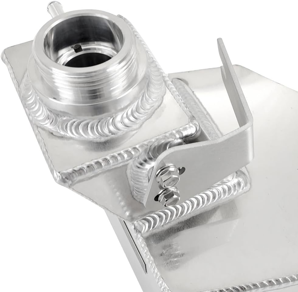 Mishimoto Aluminum Degas Tank Compatible with Ram 6.7L Cummins 2013-18, Natural (Like New)