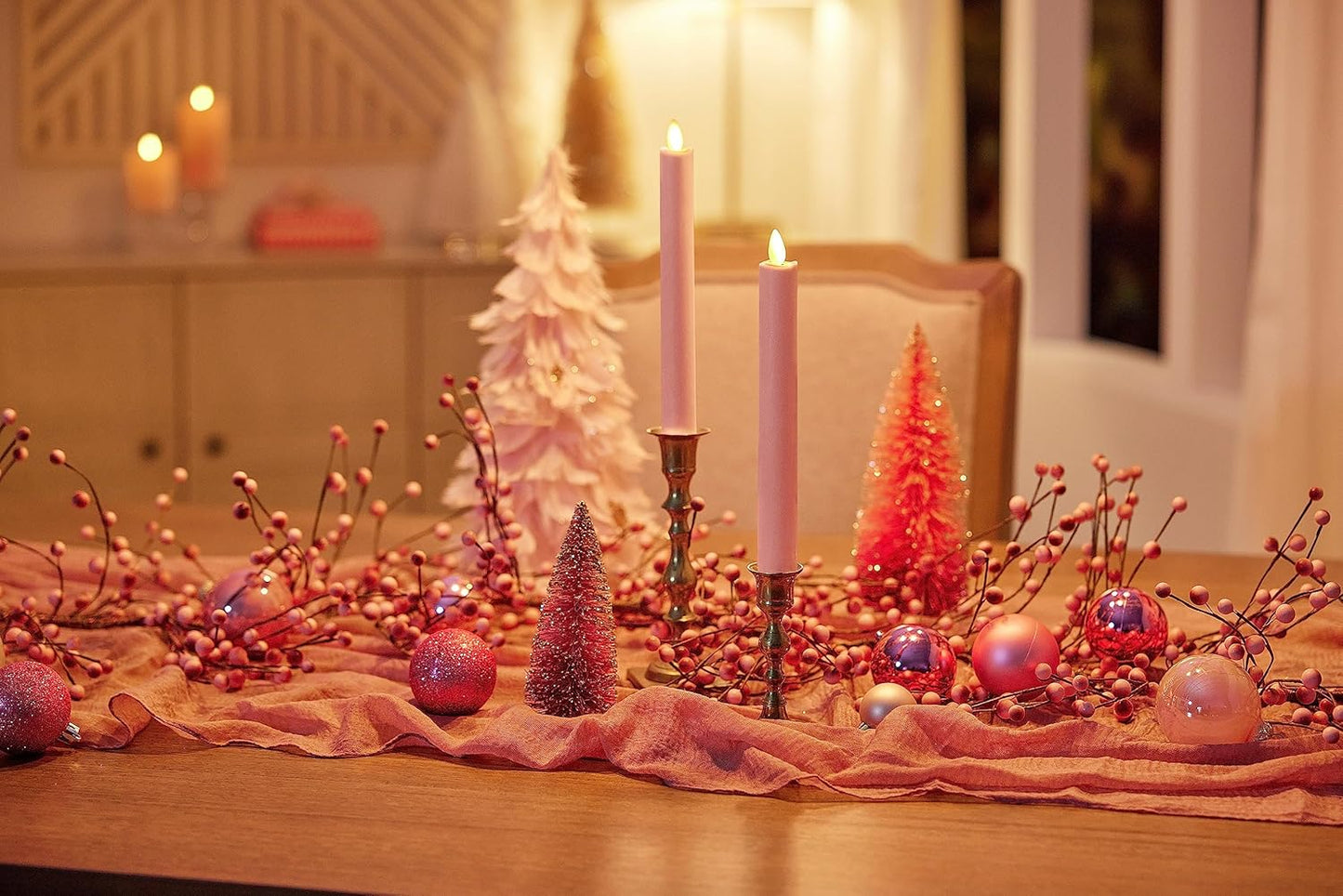 Luminara Flameless Battery Operated Indoor LED Taper Candle for Decoration (Used)