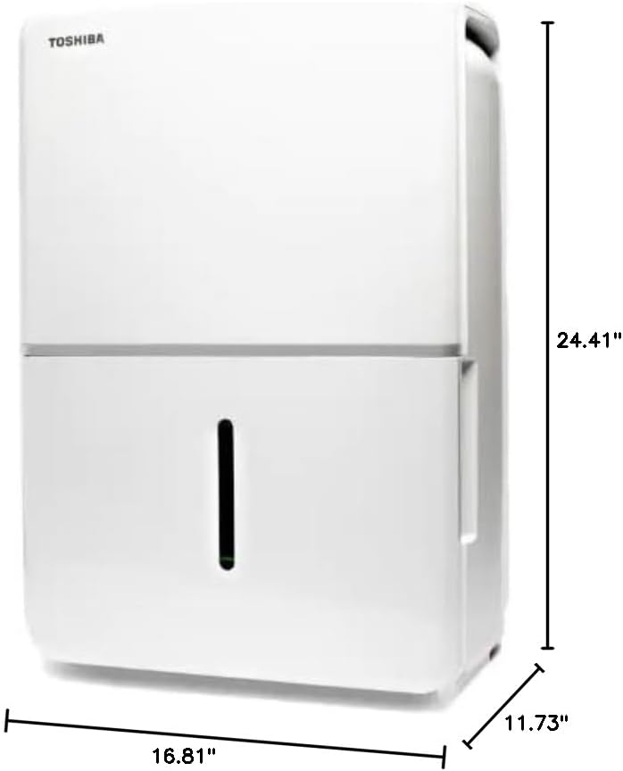 Toshiba 50-Pints Dehumidifier for 4500 Sq Ft Home, 115V - Auto Defrost & Drain (Used)