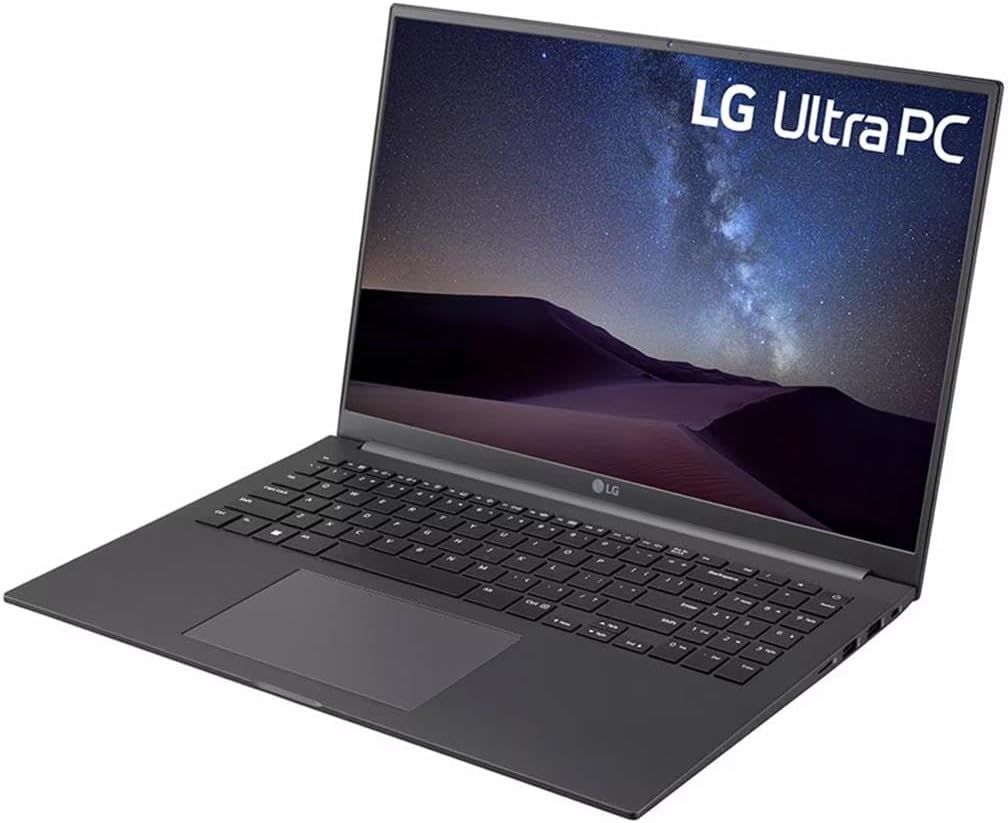 LG Electronics 2023 512GB+16GB Fingerprint 16" LED Ultranotebook, RYZEN5 - Black (Like New, No Retail Box)