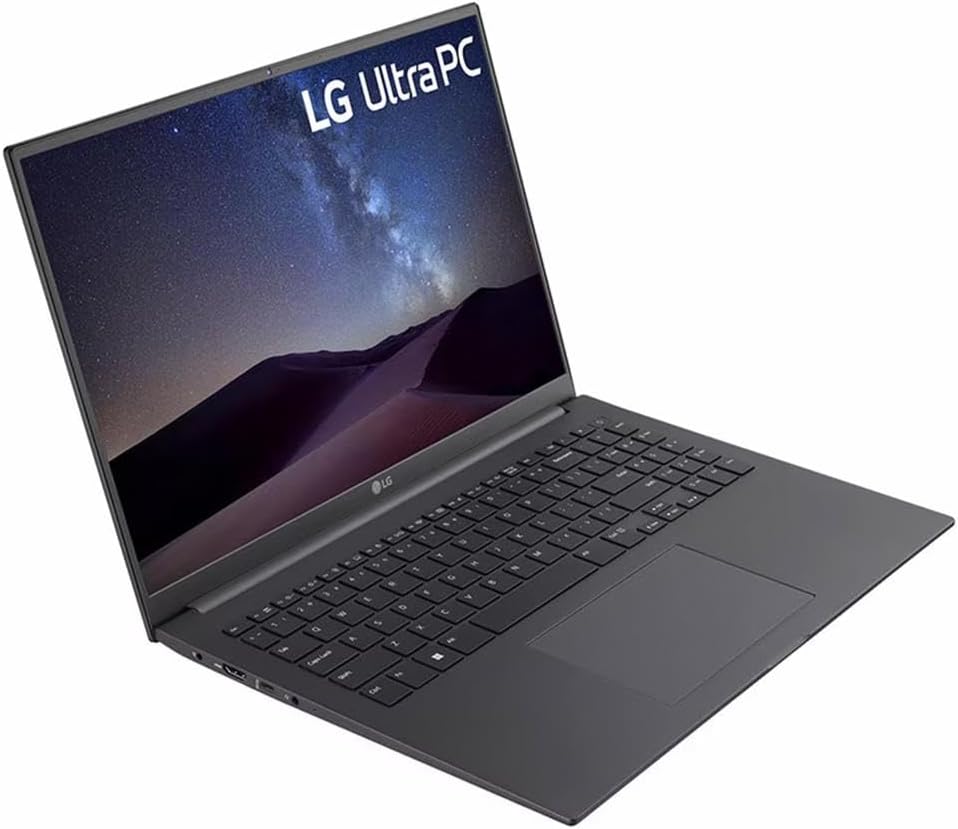 LG Electronics 2023 512GB+16GB Fingerprint 16" LED Ultranotebook, RYZEN5 - Black (Like New, No Retail Box)