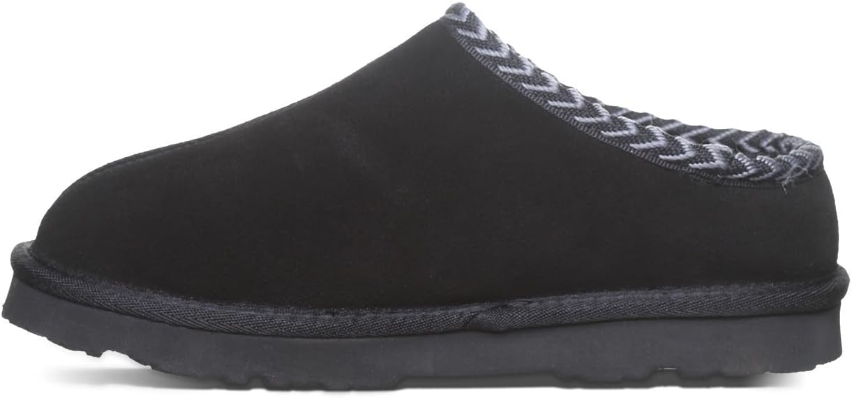 BEARPAW Women's Tabitha Slipper for Women's, Outdoor Use, Black - Size 8 (Like New)