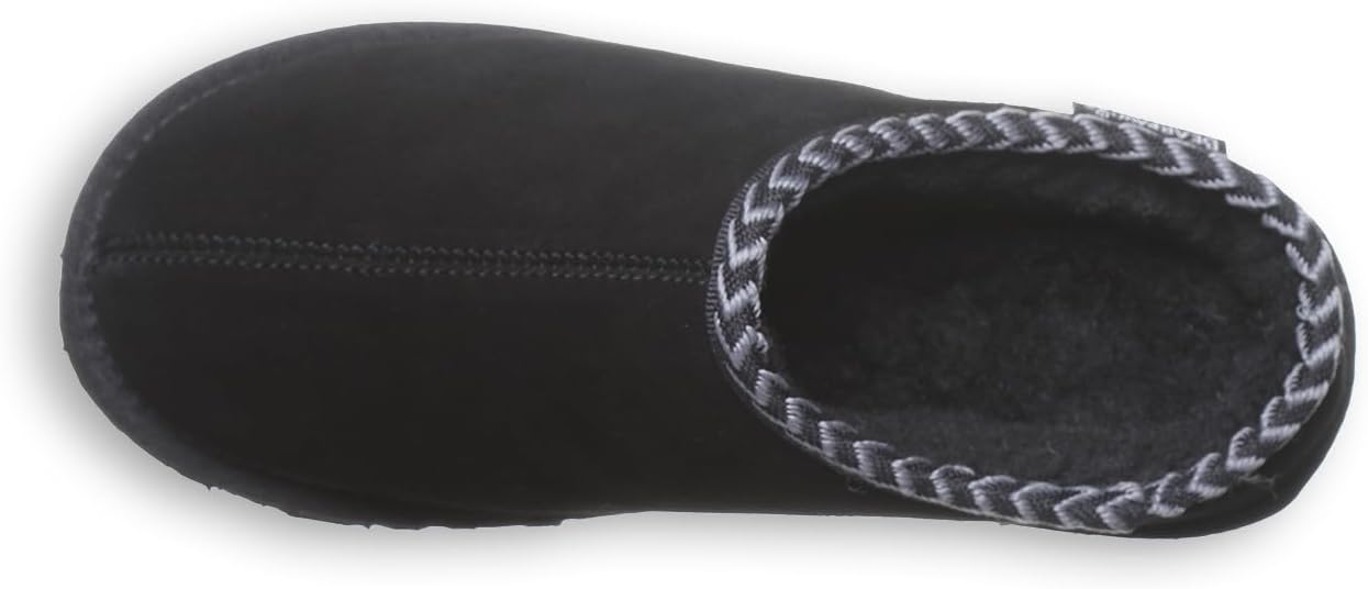 BEARPAW Women's Tabitha Slipper for Women's, Outdoor Use, Black - Size 8 (Like New)