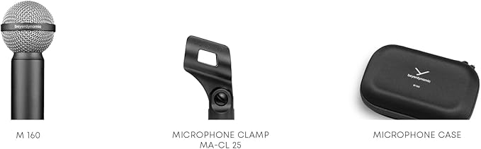 Beyerdynamic M 160 Double Ribbon & Hypercardioid Microphone for Voice Recording (Like New)