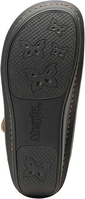 Alegria by PG Lite Leather Adjustable Slide for Women's, Size 9.5-10, Fawn (Like New)