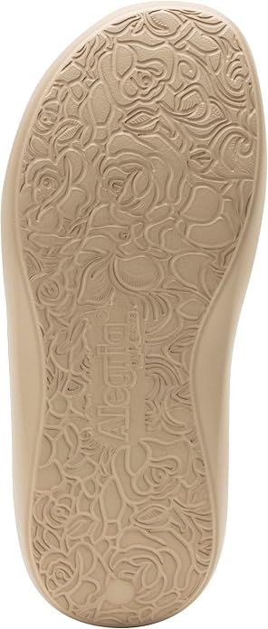 Alegria Women Double Strap Lightweight Recovery Slide Sandal With Arch Support (Like New)